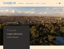 Tablet Screenshot of levenbach.nl